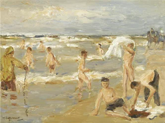 Ragazzi che fanno il bagno